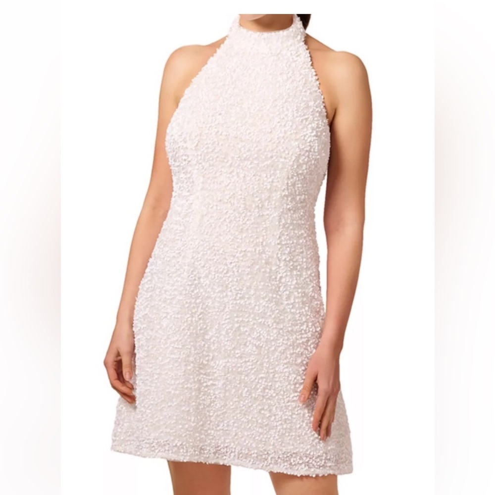 Liv Foster sequin halter dress brand new